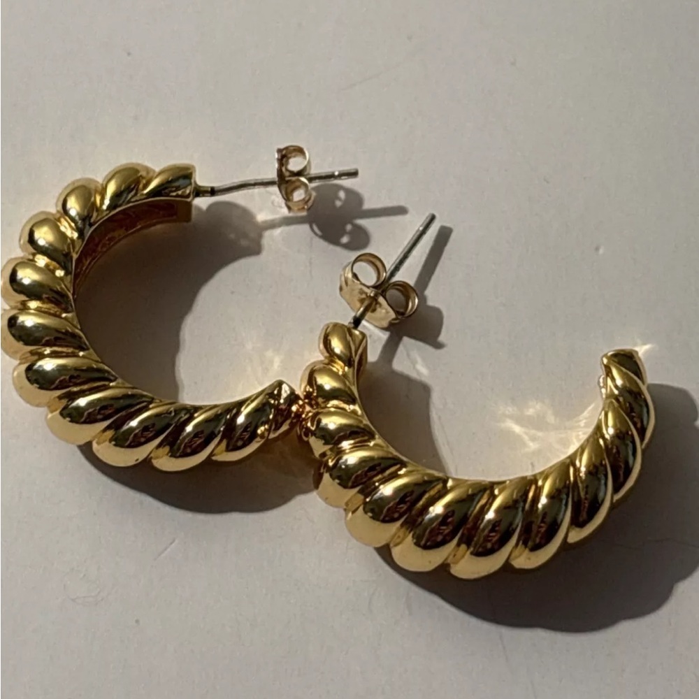 Sterling Silver 925 Vermeil Earrings
